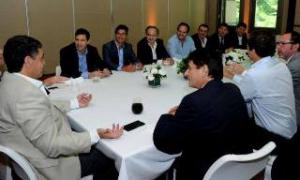 Reunin con el presidente del Grupo Banco Provincia Jorge Macri 